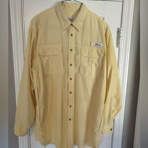 World Wide Sportsman 2XL Tall Yellow Fishing Shirt